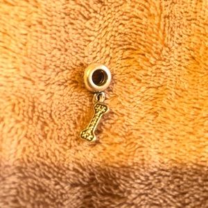 Dog bone charm from pandora